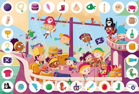 Zoom Puzzle - Pirati, Ludattica, 3 ani+ [3]