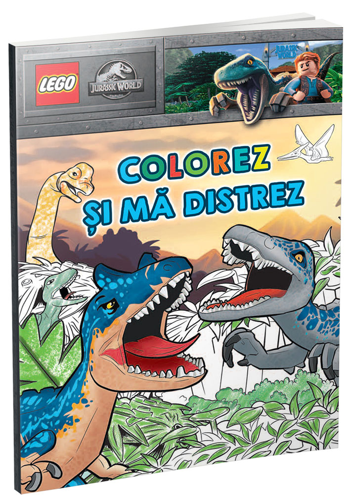 Colorez și mă distrez - Jurassic World (carte Lego de colorat) LEGO