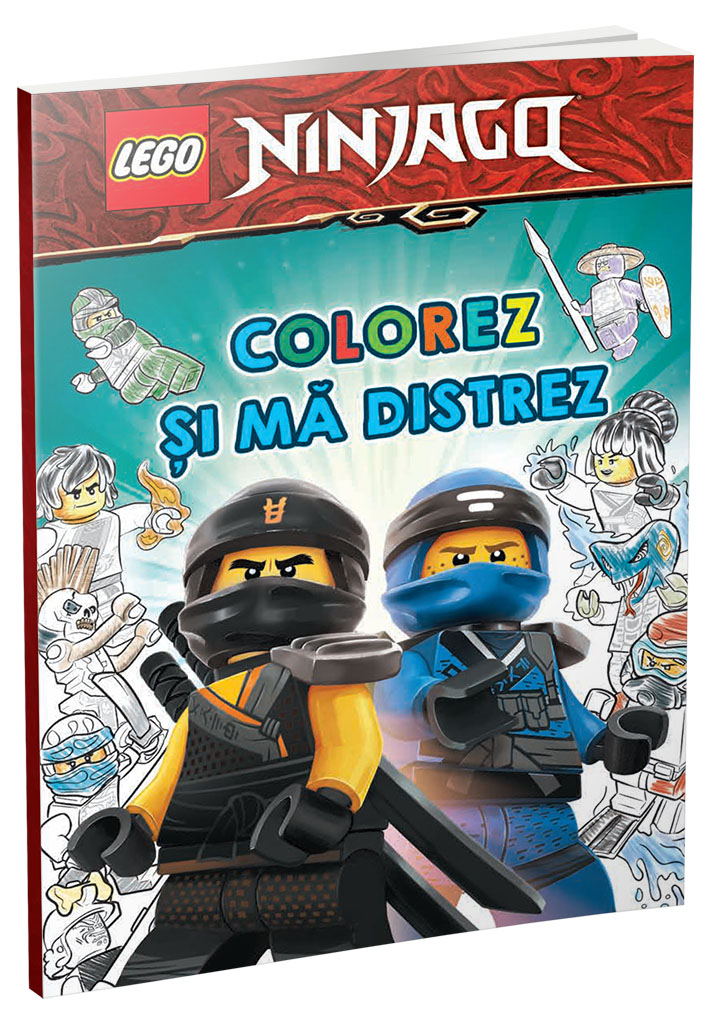 Colorez și mă distrez - Ninjago (carte Lego de colorat) LEGO