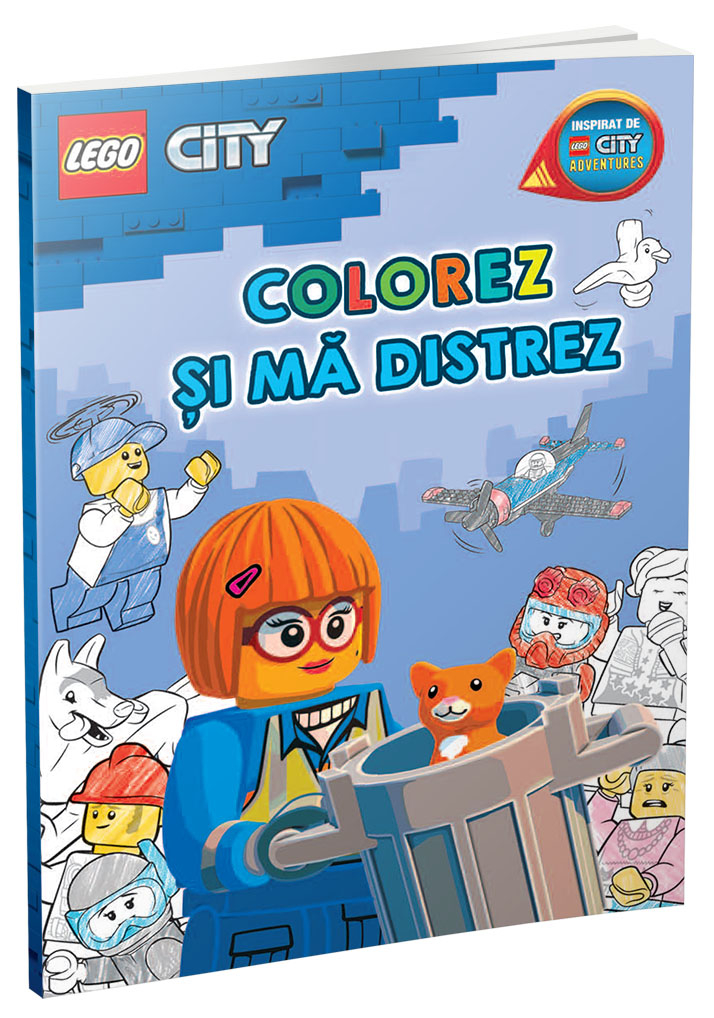 Colorez și mă distrez - Orașul LEGO (carte Lego de colorat) LEGO