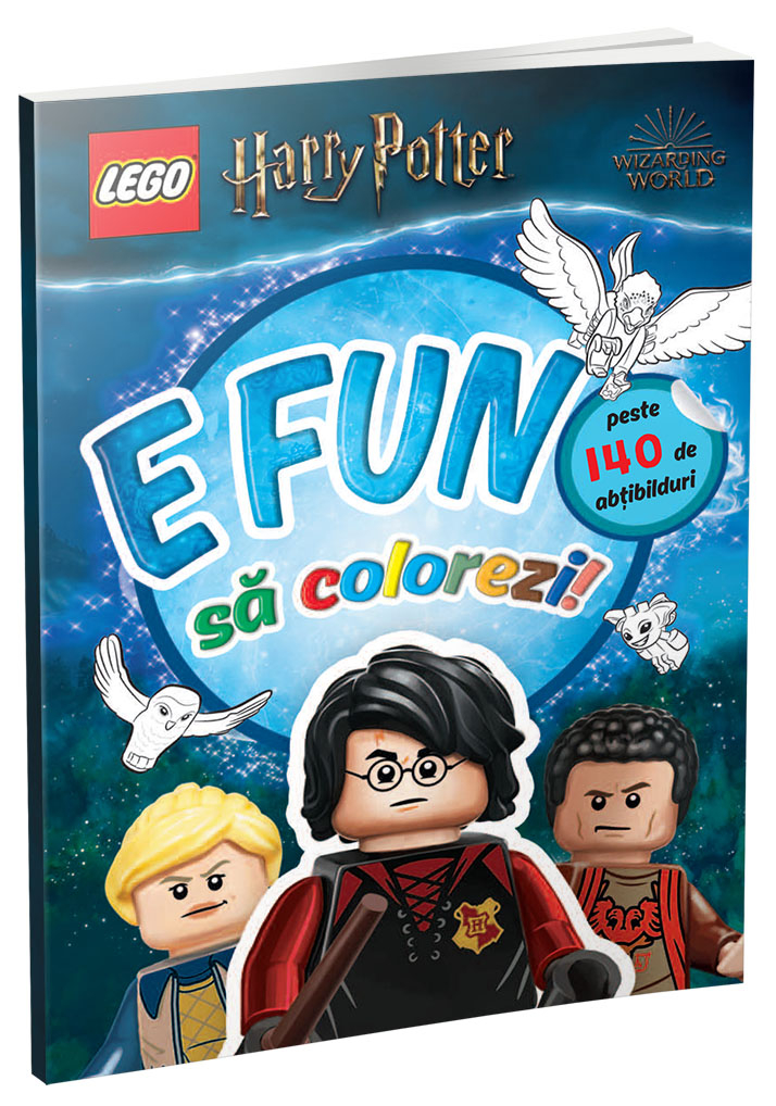 E fun să colorezi! - Harry Potter (carte Lego de colorat cu abțibilduri) LEGO