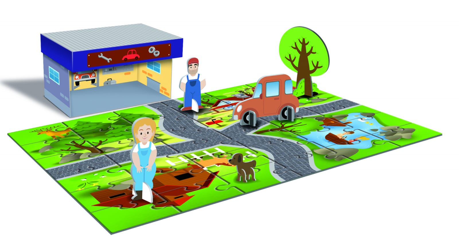 Set De Joacă Orașul Meu - Service Auto, Ludattica, 4-5 ani + [1]