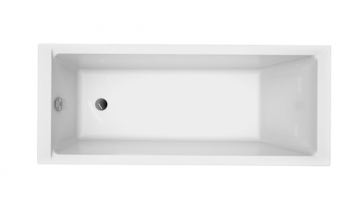 Cada baie incastrata Cersanit Balinea, 150 x 70 cm, dreptunghiulara, alb lucios