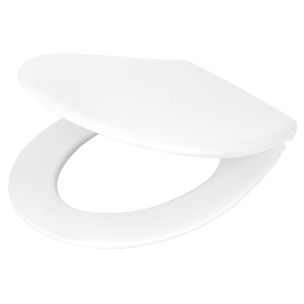 Capac wc soft close alb cu balamale din plastic Deante, Avis
