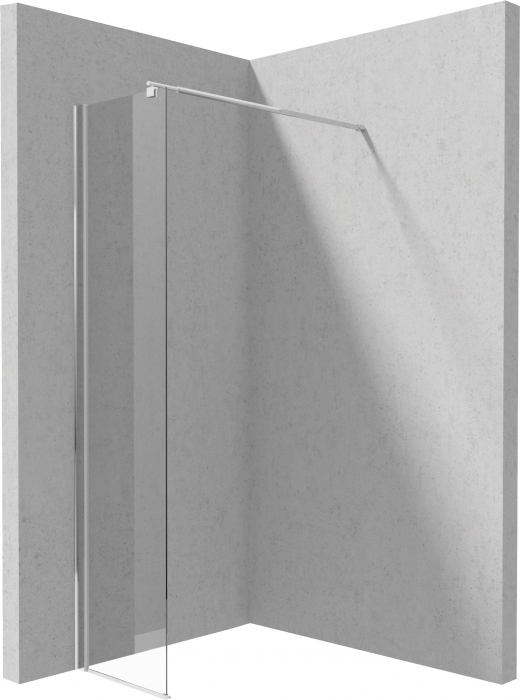 Paravan dus profil crom walk-in sticla securizata 40x200 cm, Deante Kerria Plus
