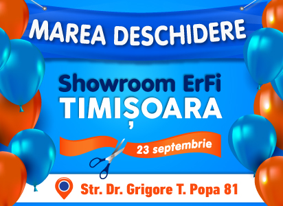 Deschidere magazin Erfi Timisoara