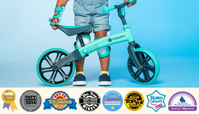 Bicicleta echilibru Yvolution Y Velo Junior Green - Cea mai vanduta bicicleta de echilibru pentru copii