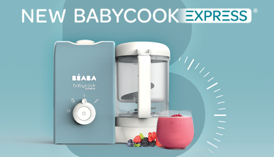 Robot Beaba Babycook Express Clay Earth - Cel mai rapid Babycook!