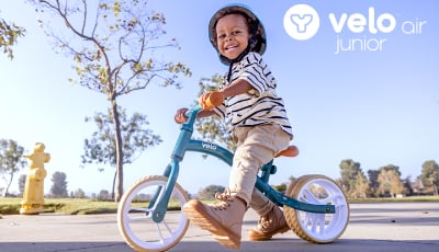 Bicicleta echilibru Yvolution Y Velo Junior Air Green - Design inovator
