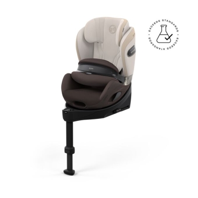 Scaun auto Cybex Anoris Si Airbag i-Size Style Misty Grey - Delicat cu pielea, sigur prin design