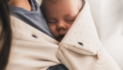 Marsupiu BeSafe Newborn Haven Anthracite Forest - Curele de umar extensibile