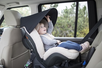 Parasolar pentru scaun auto copii BeSafe - acest accesoriu auto serveste ca protecite impotriva razelor soarelui. 