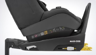 Scaun auto Maxi-Cosi Pearl Pro2 Authentic Black - instalare usoara pe baza Isofix Maxi-Cosi FamilyFix3