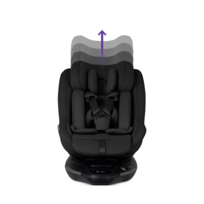 Scaun auto Silver Cross Approach Plus 360 Iconic Black cu tetiera pe 10 pozitii
