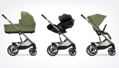Carucior Cybex Balios S Lux Taupe/Stormy Blue - sistem de calatorie