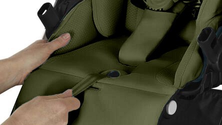 Carucior Cybex Balios S Lux Taupe/Stormy Blue - centuri reglabile rapid