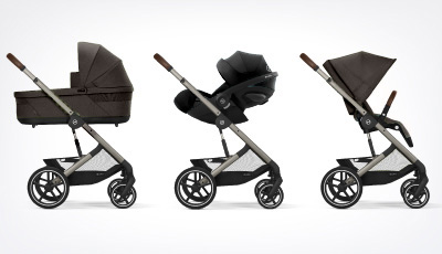 Carucior Cybex Balios S Lux Taupe/Stormy Blue - sistem de calatorie