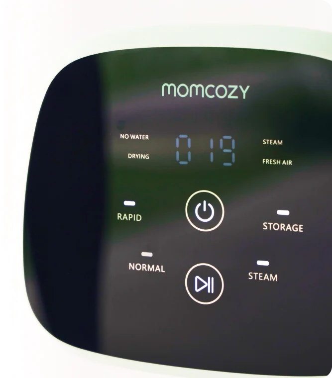 functii Masina de spalat si sterilizat biberoane Momcozy KleanPal Pro