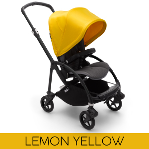 Descriere Carucior Bugaboo personalizat Bee 6 Mineral Black/Grey Lemon Yellow