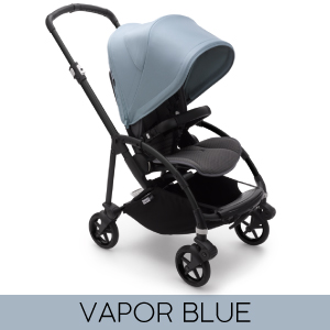 Descriere Carucior Bugaboo personalizat Bee 6 Mineral Black/Grey Vapor Blue