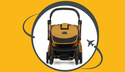 Carucior Leclerc Influencer Air Golden Mustard - Calatorii memorabile cu Leclerc Baby Influencer Air