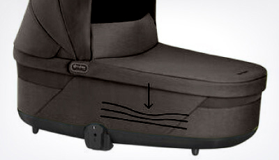 Landou S Lux Cybex Stormy Blue - Saltea din spuma moale