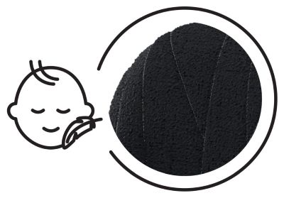 Set perne bebelusi pentru scaun Cybex Platinul LEMO Stone Black ofera un confort aparte lui bebe