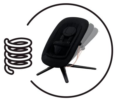 Balansoar Cybex Platinum LEMO Black Wood cu autobalansare