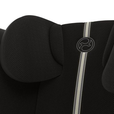 Scaun auto Cybex Pallas G3 Plus Moon Black cu material mesh pentru ventilatie optima