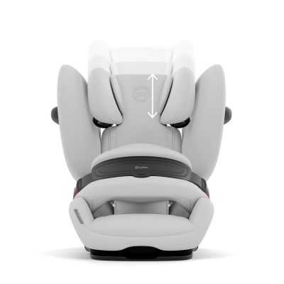 Scaun auto Cybex Pallas G3 Fog Grey cu tetiera ajustabila pe inaltime