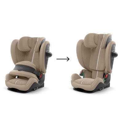 Scaun auto Cybex Pallas G3 Plus Almond Beige creste odata cu copilul