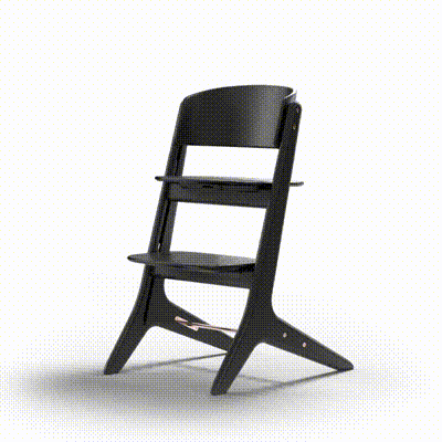 Scaun de masa Cybex Platinum LEMO 3 in 1 Black Wood cu set de bebelusi