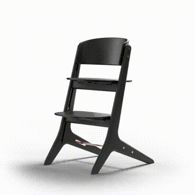 Scaun de masa Cybex Platinum LEMO 3 in 1 Black Wood reglabil fara unelte