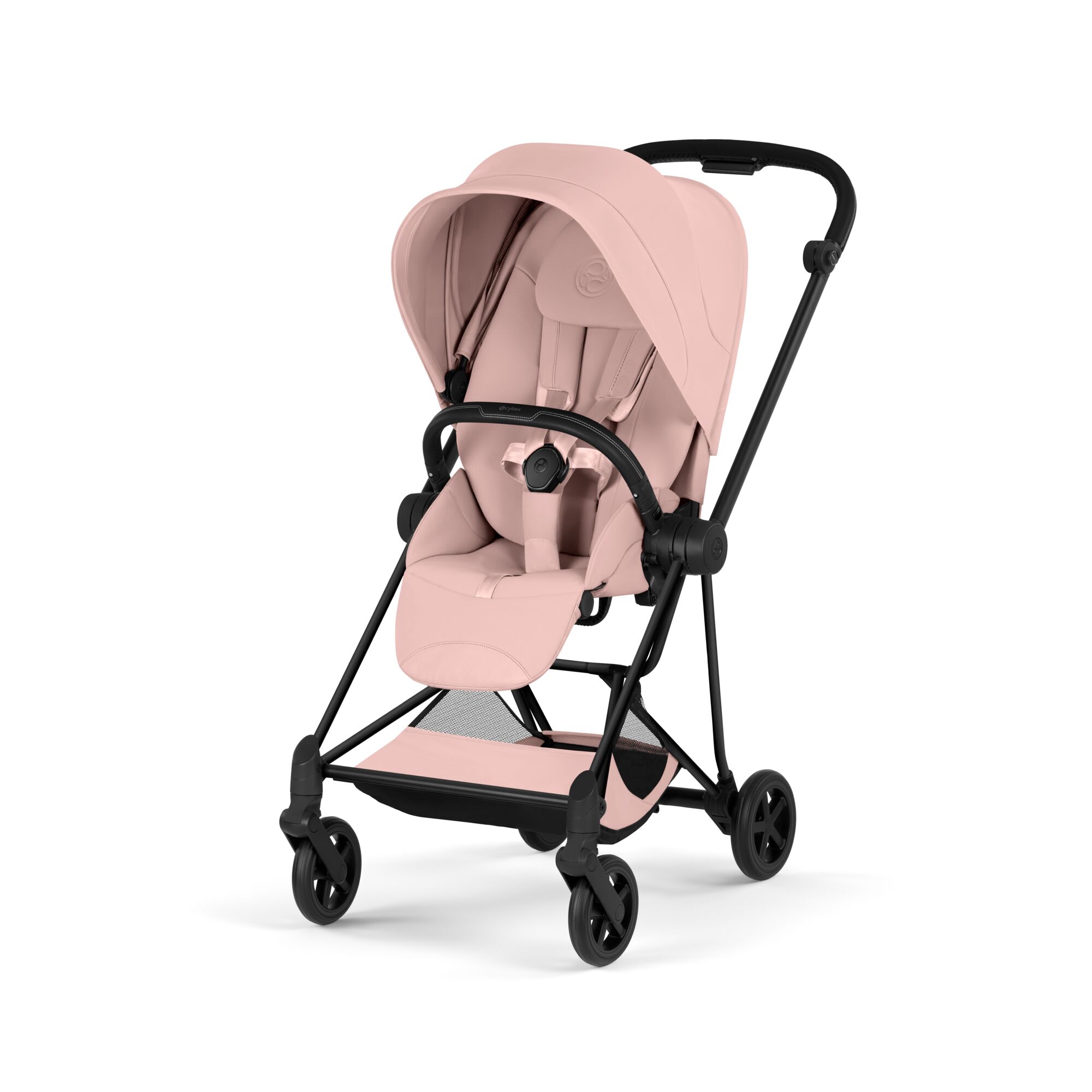  Carucior Cybex Mios Style Peach Pink 3 in 1 - Cadru Matt Black