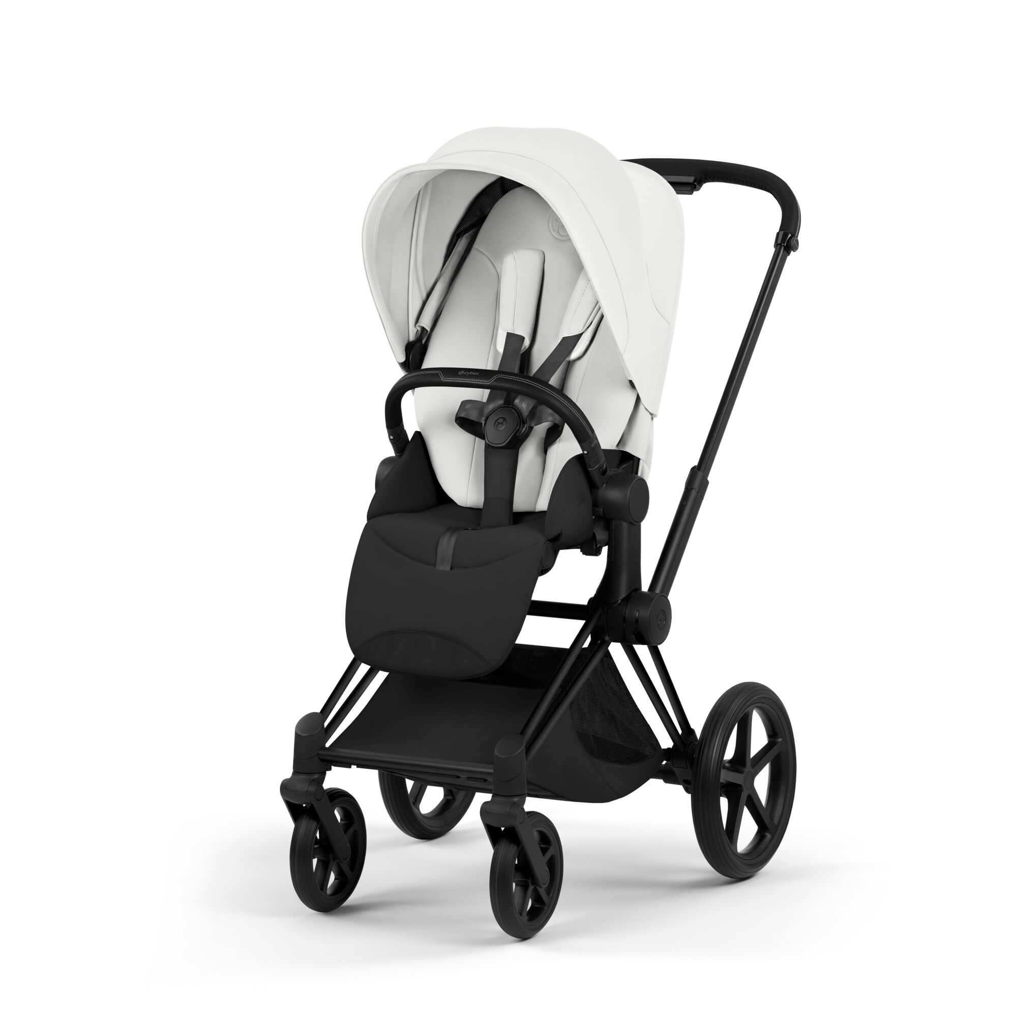 Carucior Cybex  Priam Style City Grey 3 in 1 - Cadru Matt Black