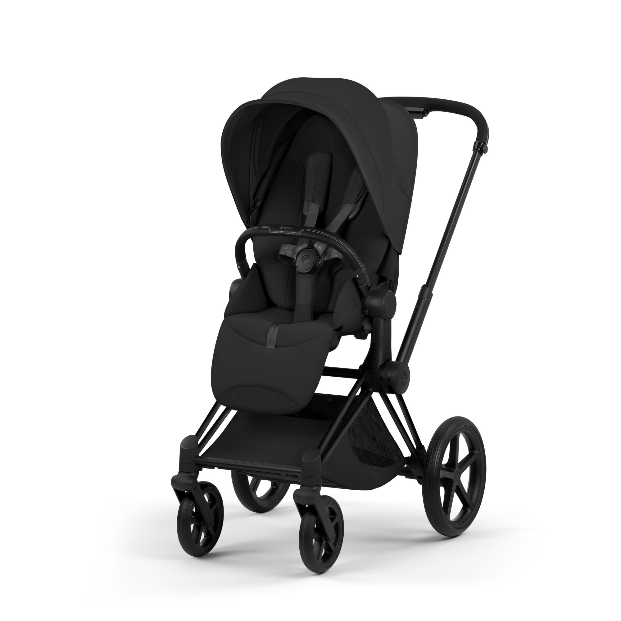Carucior Cybex Mios 3 Cozy Beige 3 in 1 - Cadru Matt Black