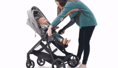 Carucior Graco Near2Me Steeple Grey 3 in 1 - sistem Slide2Me