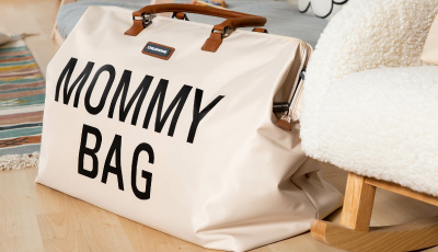 Geanta de infasat Childhome Mommy Bag Ecru