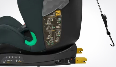 Scaun auto Maxi-Cosi Titan i-Size Basic Grey - Instalare rapida si sigura cu ISOFIX si Top Tether