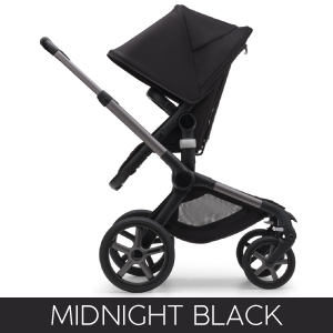 Carucior Bugaboo Fox 5 Graphite/Midnight Black 2 in 1 personalizat - Capotina Midnight Black