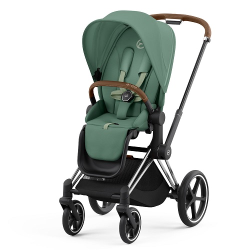 Cybex Priam Leaf Green chrome brown