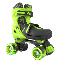 Role 2 in 1 Neon Combo Skates marime 34-37 Green - Mod Patine