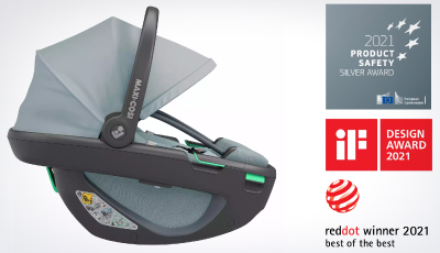 Scoica auto Maxi Cosi Coral 360 Essential Black - Corespunde standardului: ECE i-Size (R129)