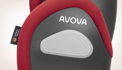 Scaun auto Avova Sora-Fix Maple Red - ISIP protectie la impact