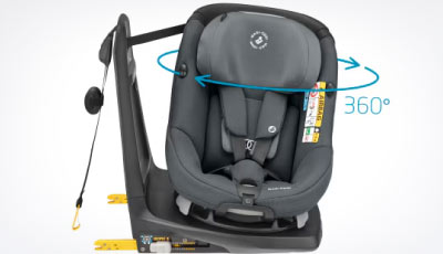 Scaun auto Maxi-Cosi AxissFix Sparkling Blue - rotativ 360°