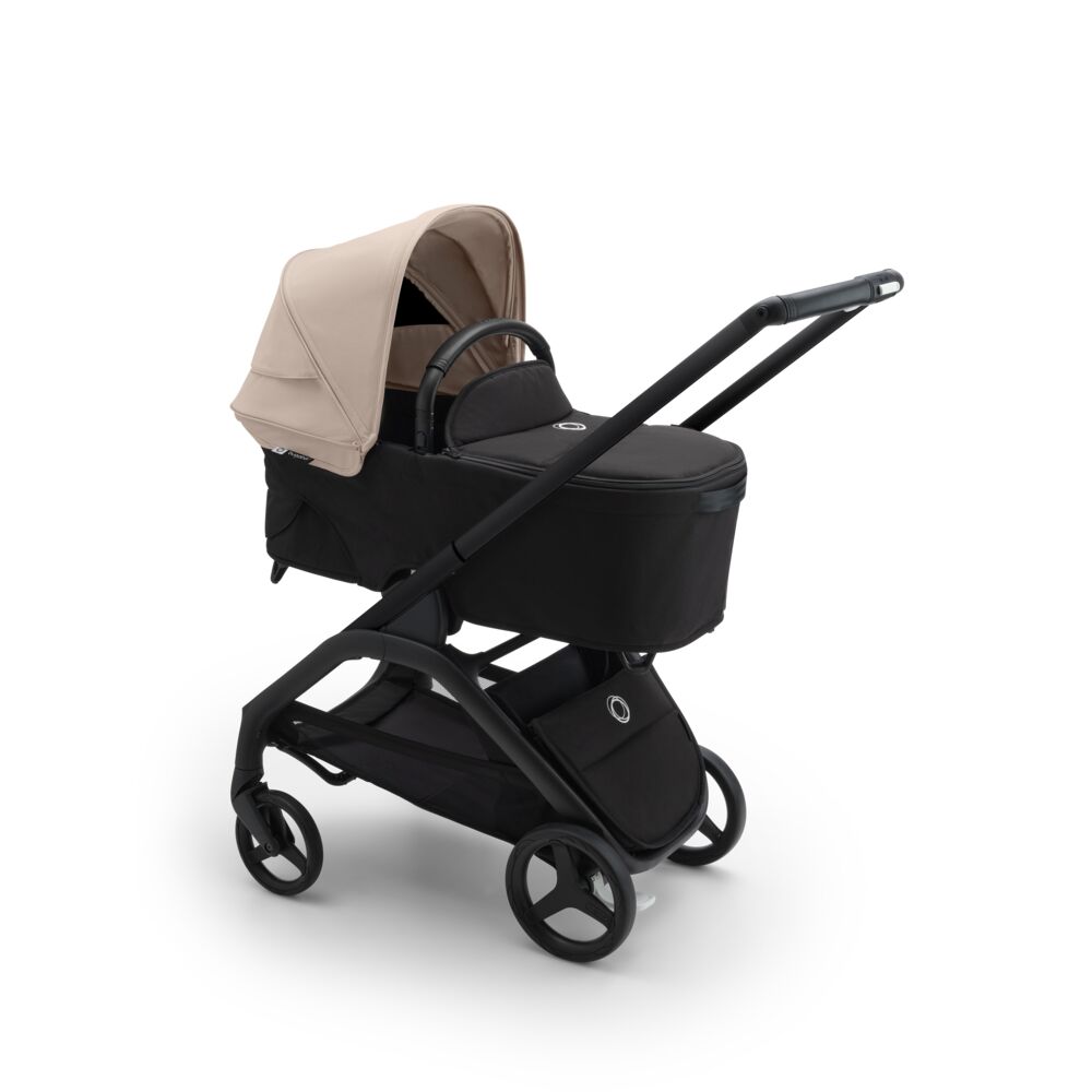 Copertina de soare carucior Bugaboo Dragonfly Desert Taupe da o viata noua caruciorului pentru al doilea copil