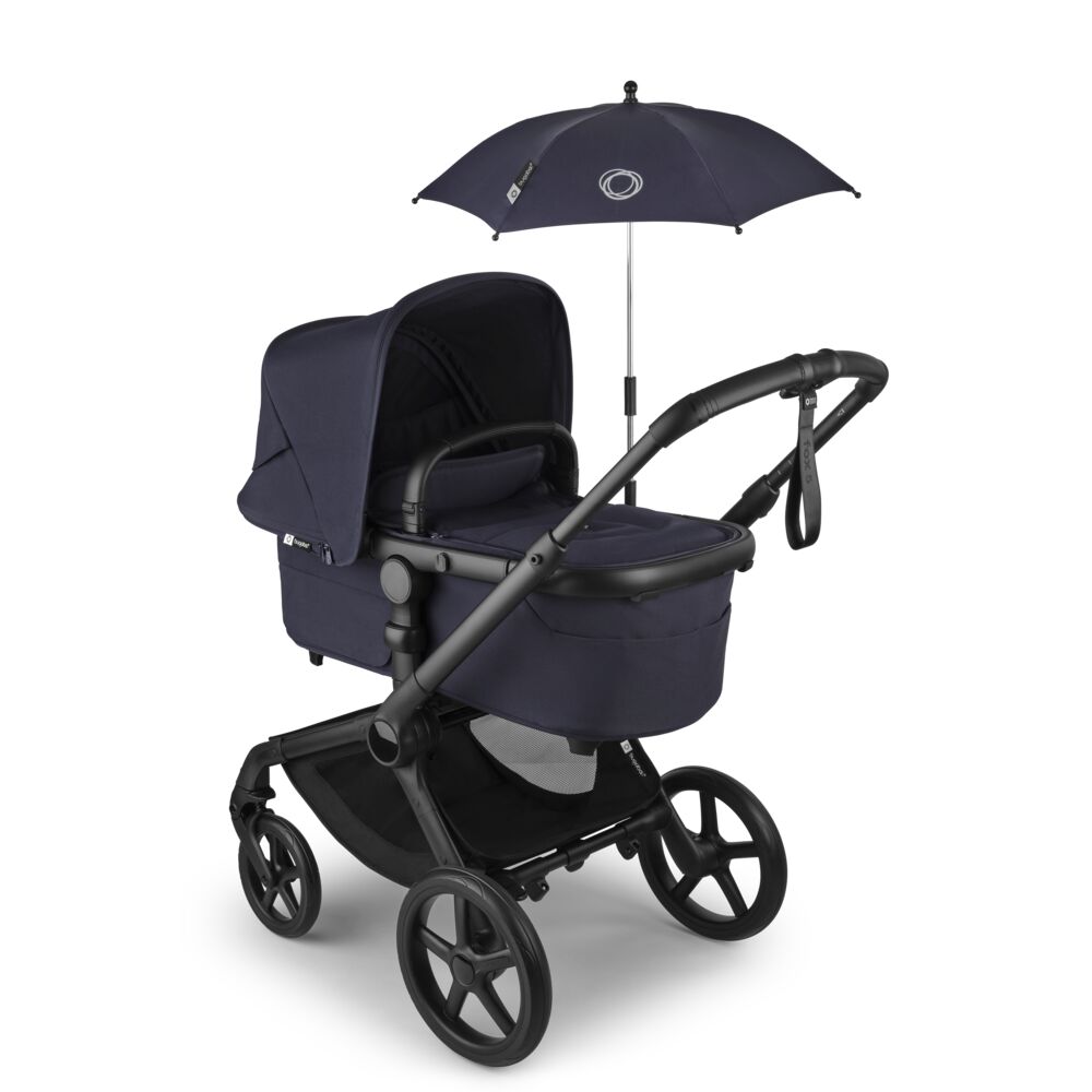 Umbrela carucior Bugaboo Deep Indigo compatibil cu Fox 5, Donkey, Butterfly, Dragonfly