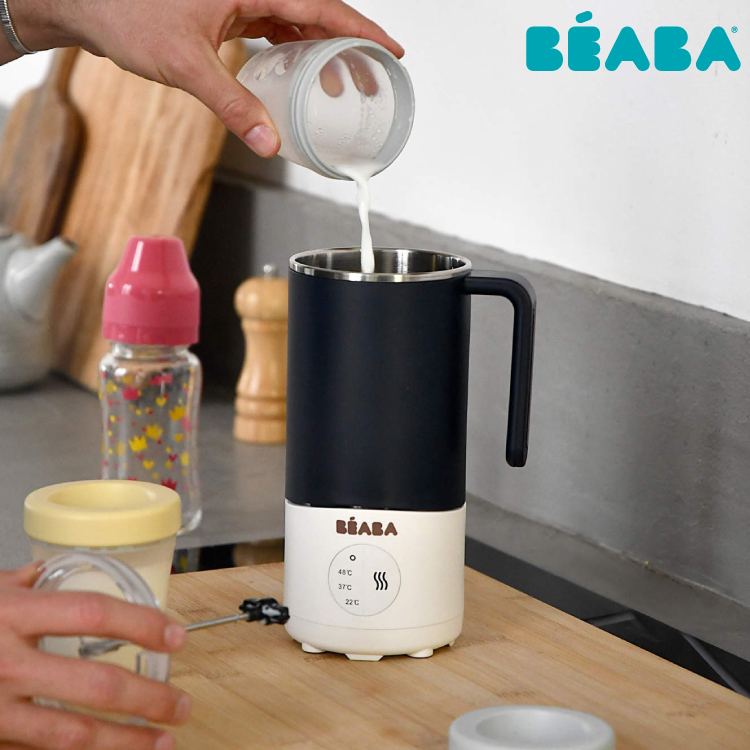 Preparator lapte Beaba Milk Prep White/Grey