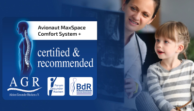 Scaun auto Avionaut MaxSpace Comfort System+ Grey Scaunul auto MaxSpace Comfort System + isi datoreaza constructia ergonomica specialistilor din domeniul fizioterapiei pentru copii si inginerilor dedicati. Este certificat de AGR