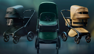 Carucior Bugaboo Fox 5 Noir Limited Edition Black Moonlight 2 in 1 - proiectat sa reziste